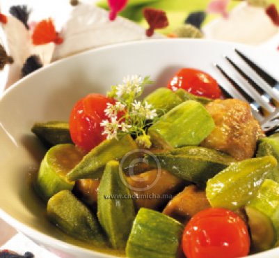 Gombos aux tomates recette gombo , recette plat : recettes de cuisine
