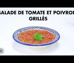 Salade de tomate et poivron grillés