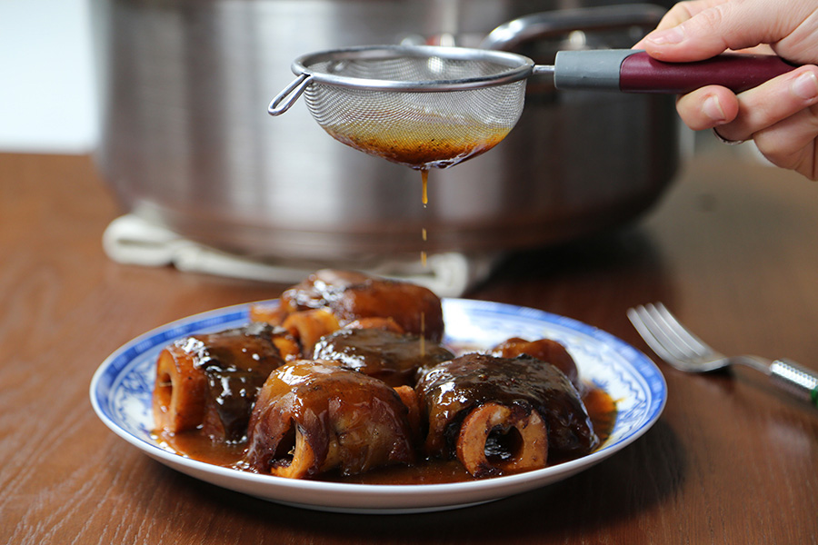 Recette Pieds de veau à la façon de Choumicha