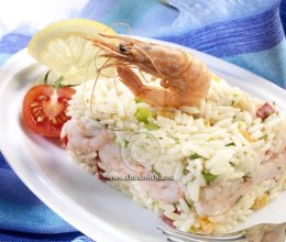 Salade de riz aux crevettes