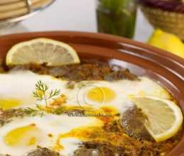 Tajine de foie de volaille aux œufs