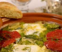 Tajine de gombos aux œufs